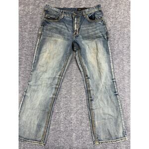 TK Axel Treadwell Relaxed Fit Jeans Men's Light Wash Size 36x31